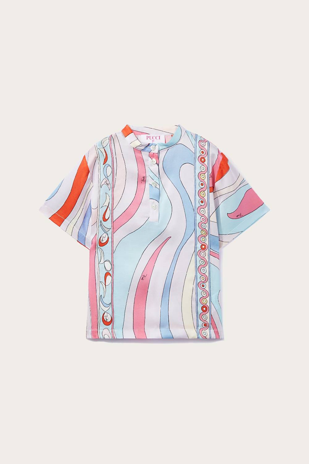 Pucci Camicia con stampa Marmo