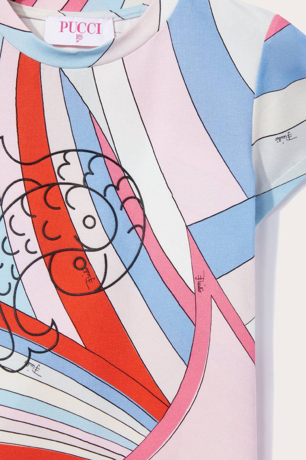Pucci T-shirt con stampa Iride Vendita Calda