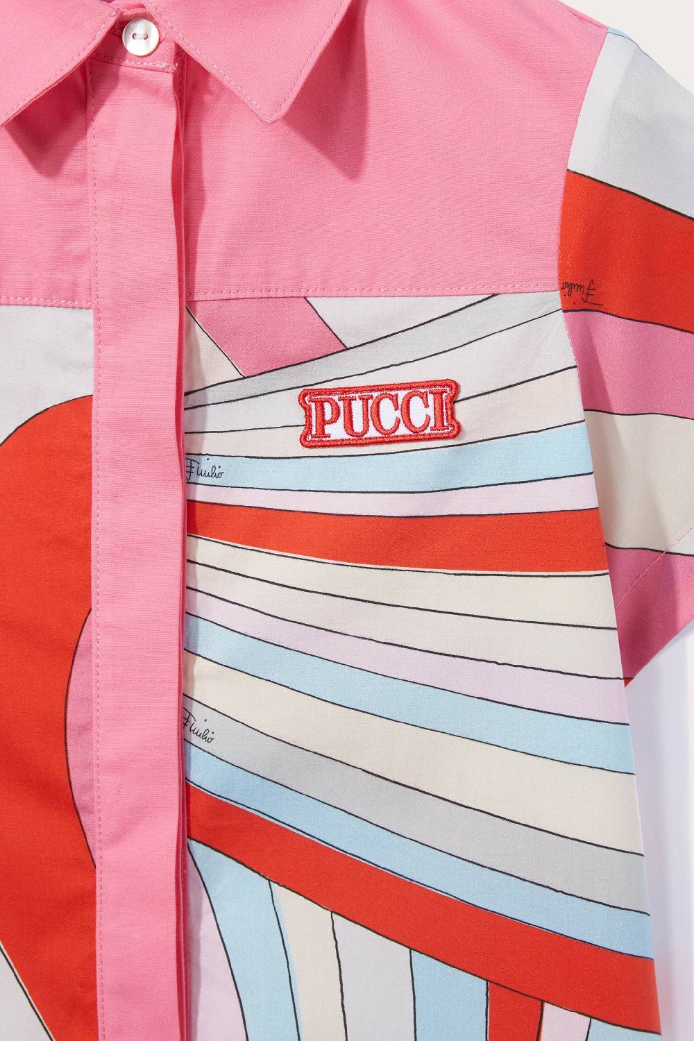 Pucci Camicia con stampa Iride In Saldo