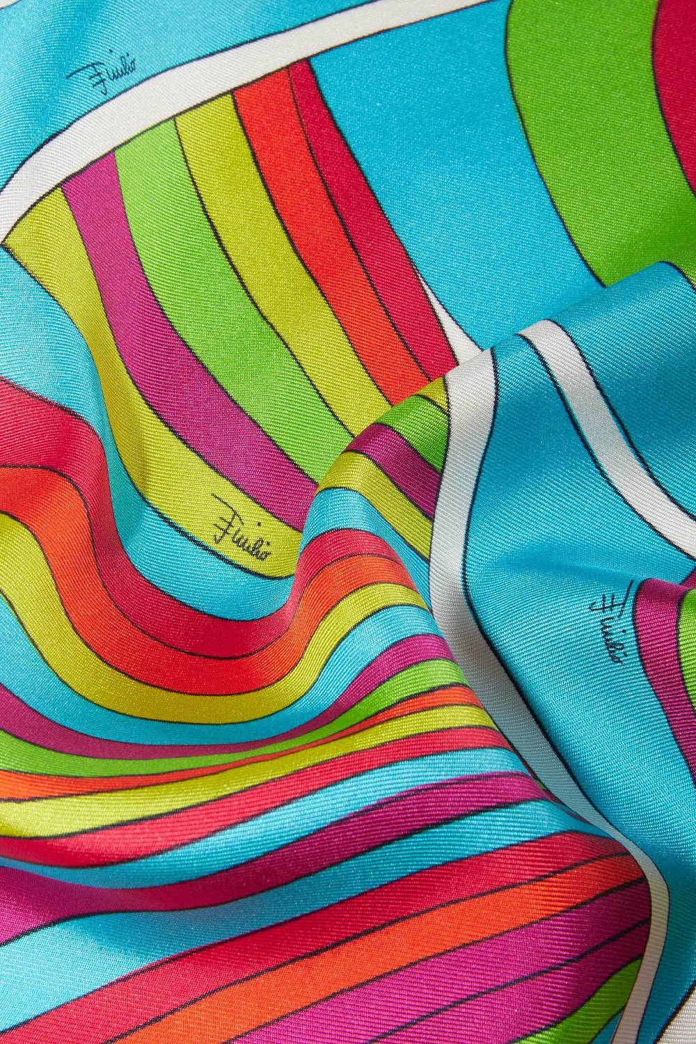 Pucci Foulard in seta con stampa Iride Promozione