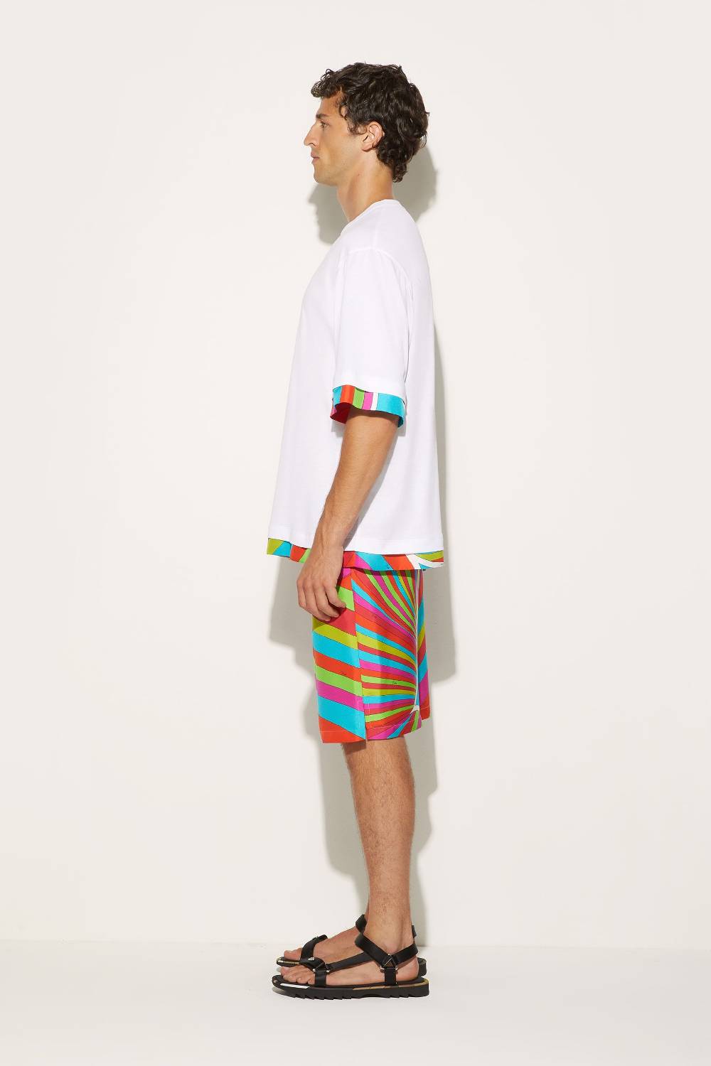 Pucci T-shirt con finiture Iride Consegna Veloce