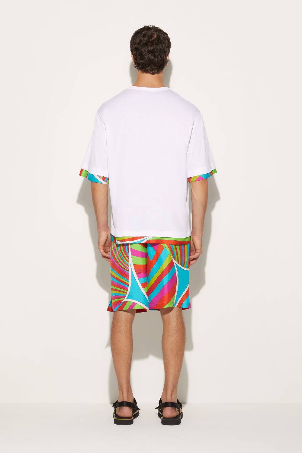 Pucci T-shirt con finiture Iride Consegna Veloce