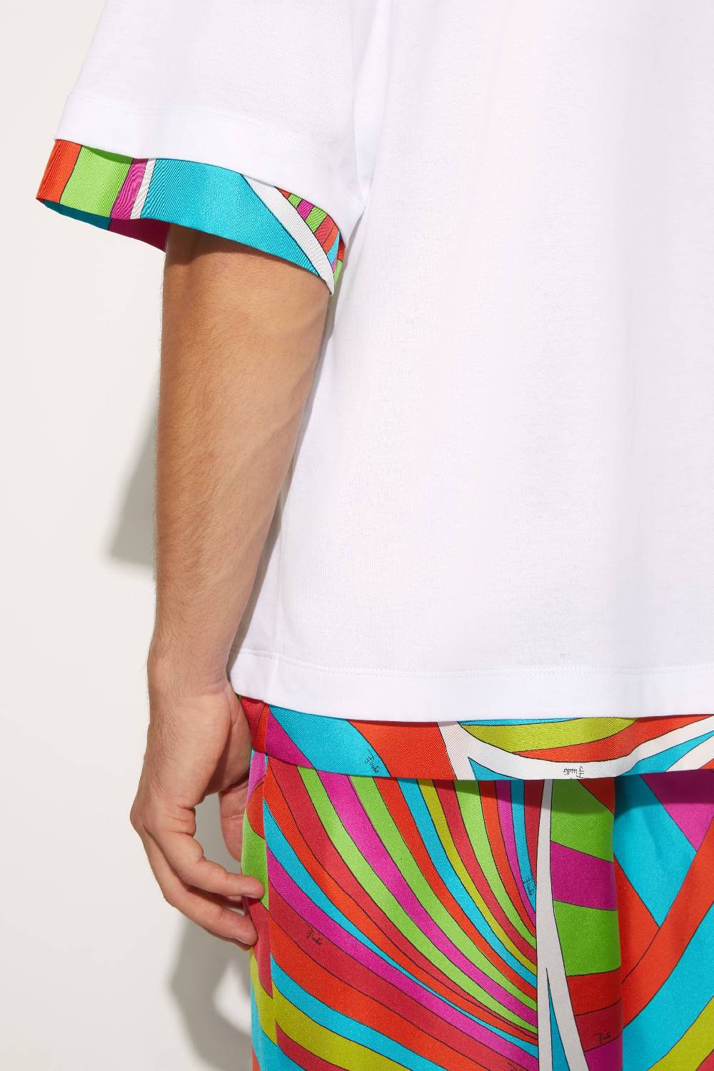 Pucci T-shirt con finiture Iride Consegna Veloce