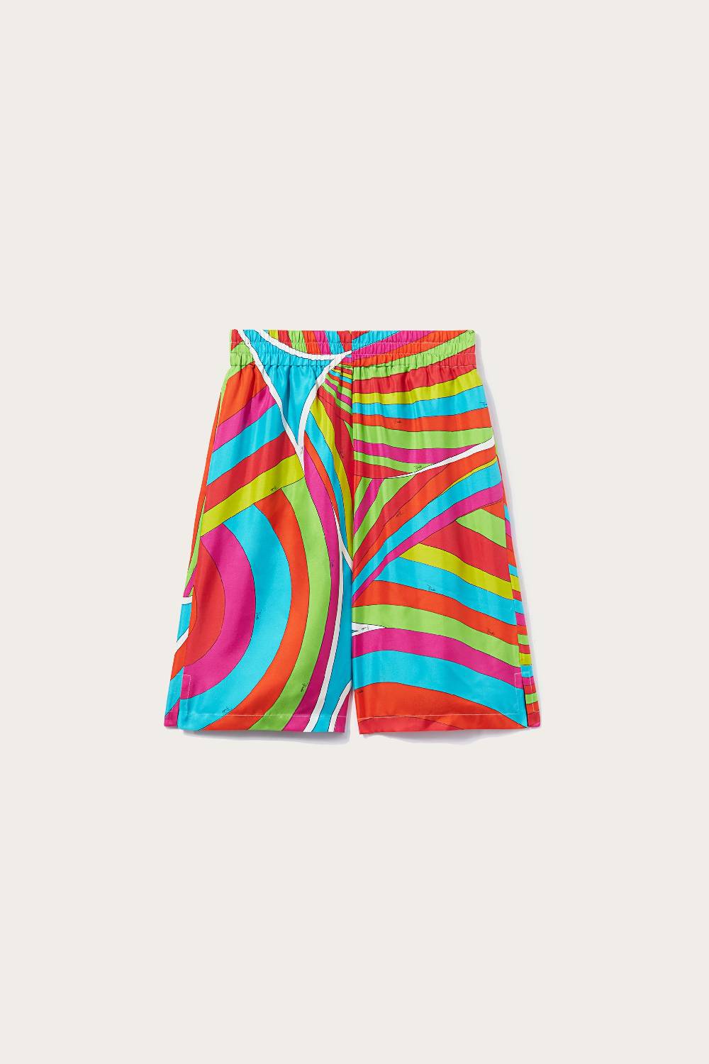 Pucci Shorts in seta con stampa Iride Promozione Limitata
