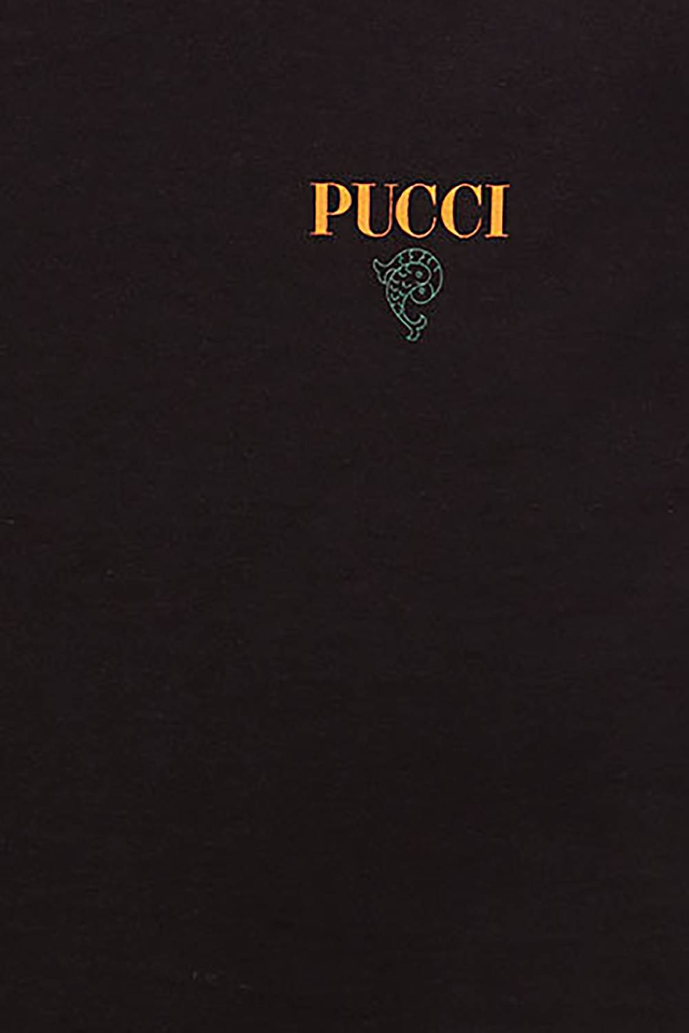 Pucci T-shirt con logo Pesci Novità