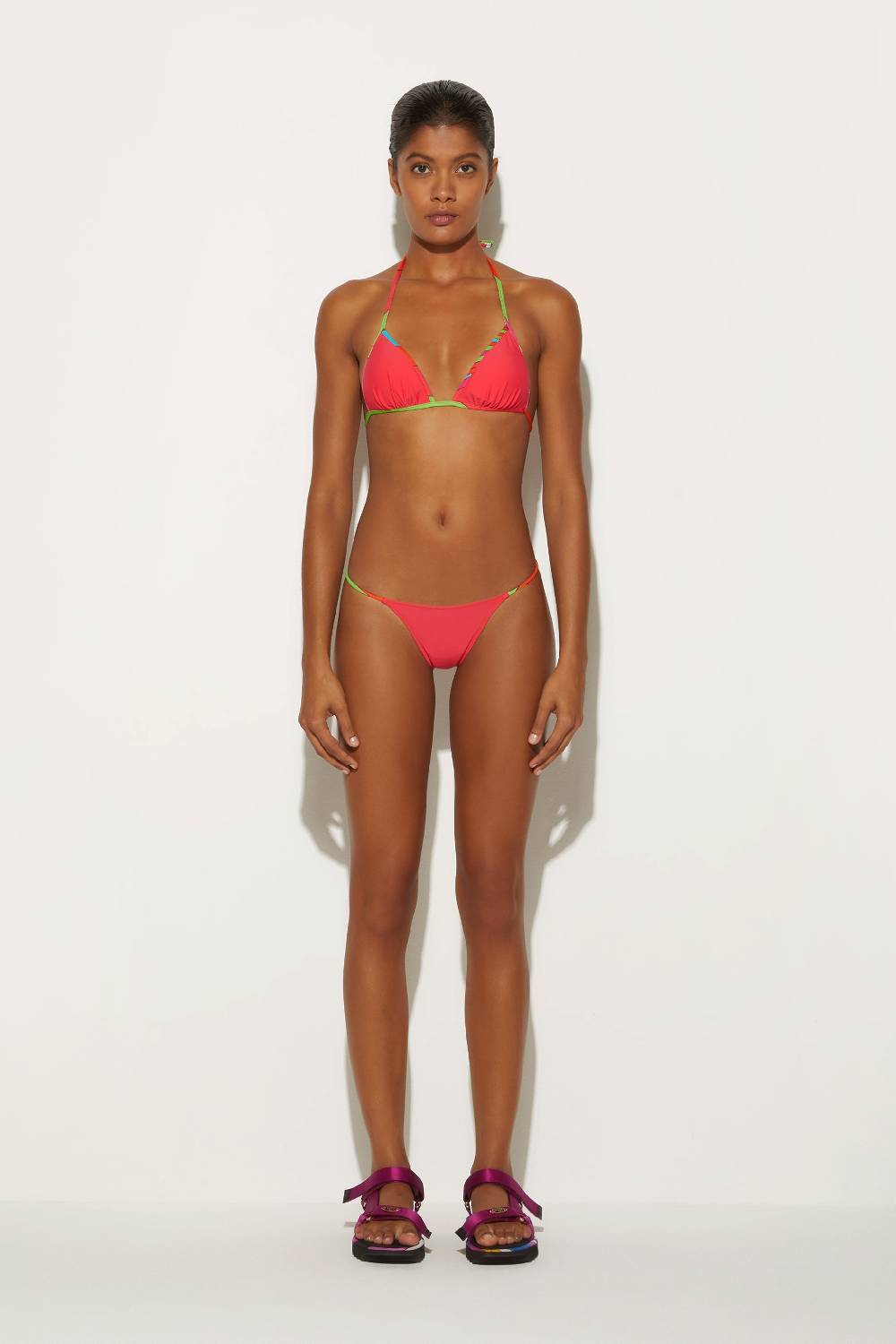 Pucci Top bikini con finiture Iride Outlet