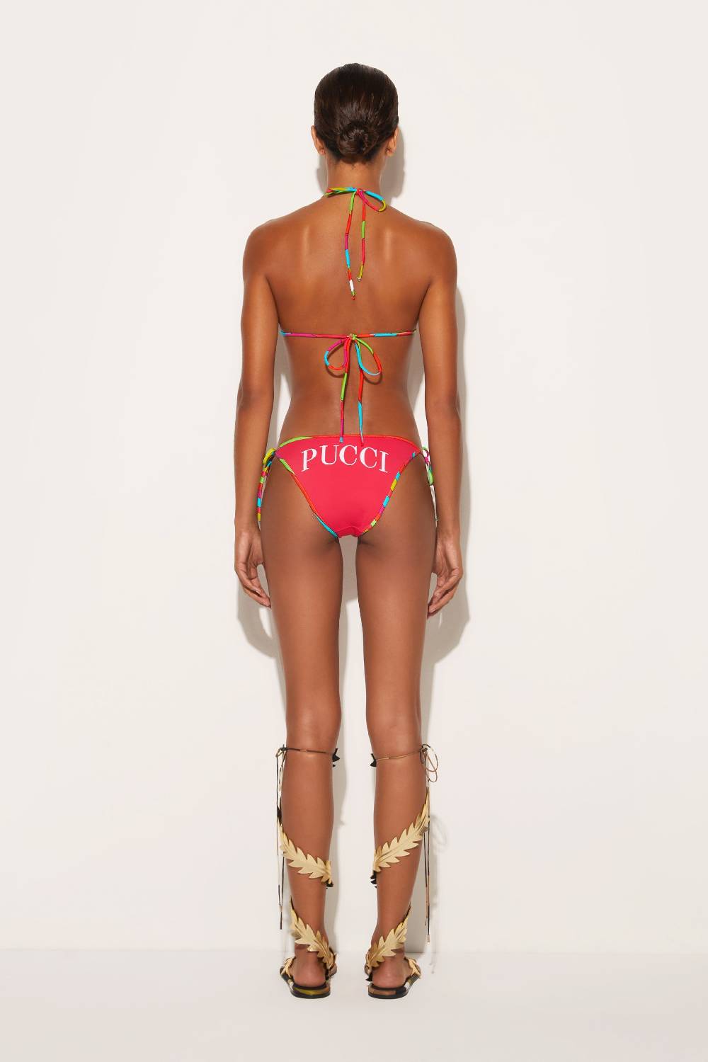 Pucci Top bikini con finiture Iride Vendita Economica