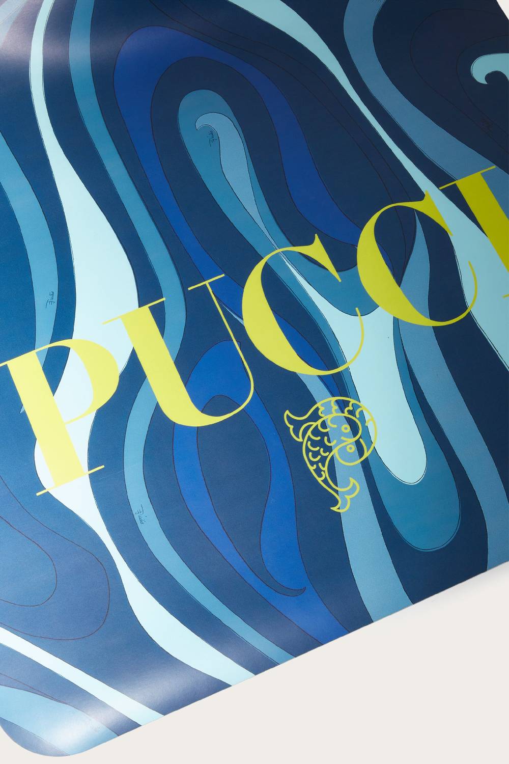 Pucci Tappetino da yoga con stampa Marmo Italia