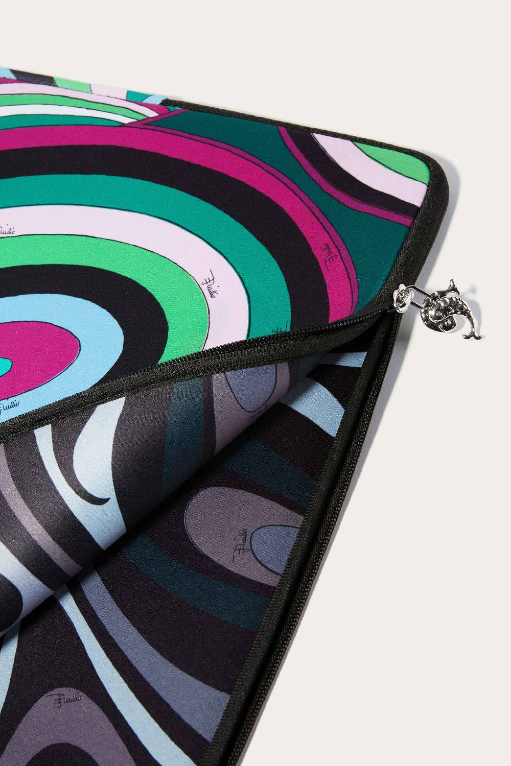 Pucci Iride-Print Laptop Case Nuovo