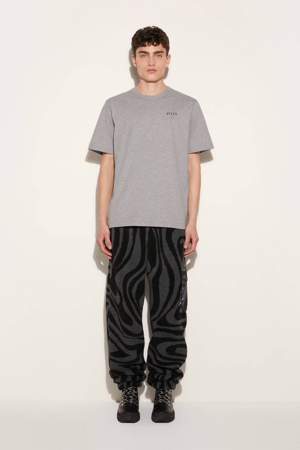 Pucci T-shirt con logo Pesci Vendita