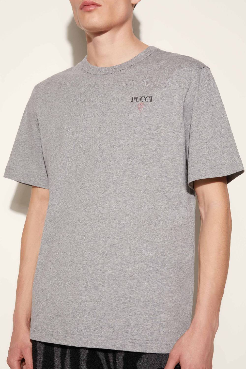 Pucci T-shirt con logo Pesci Vendita