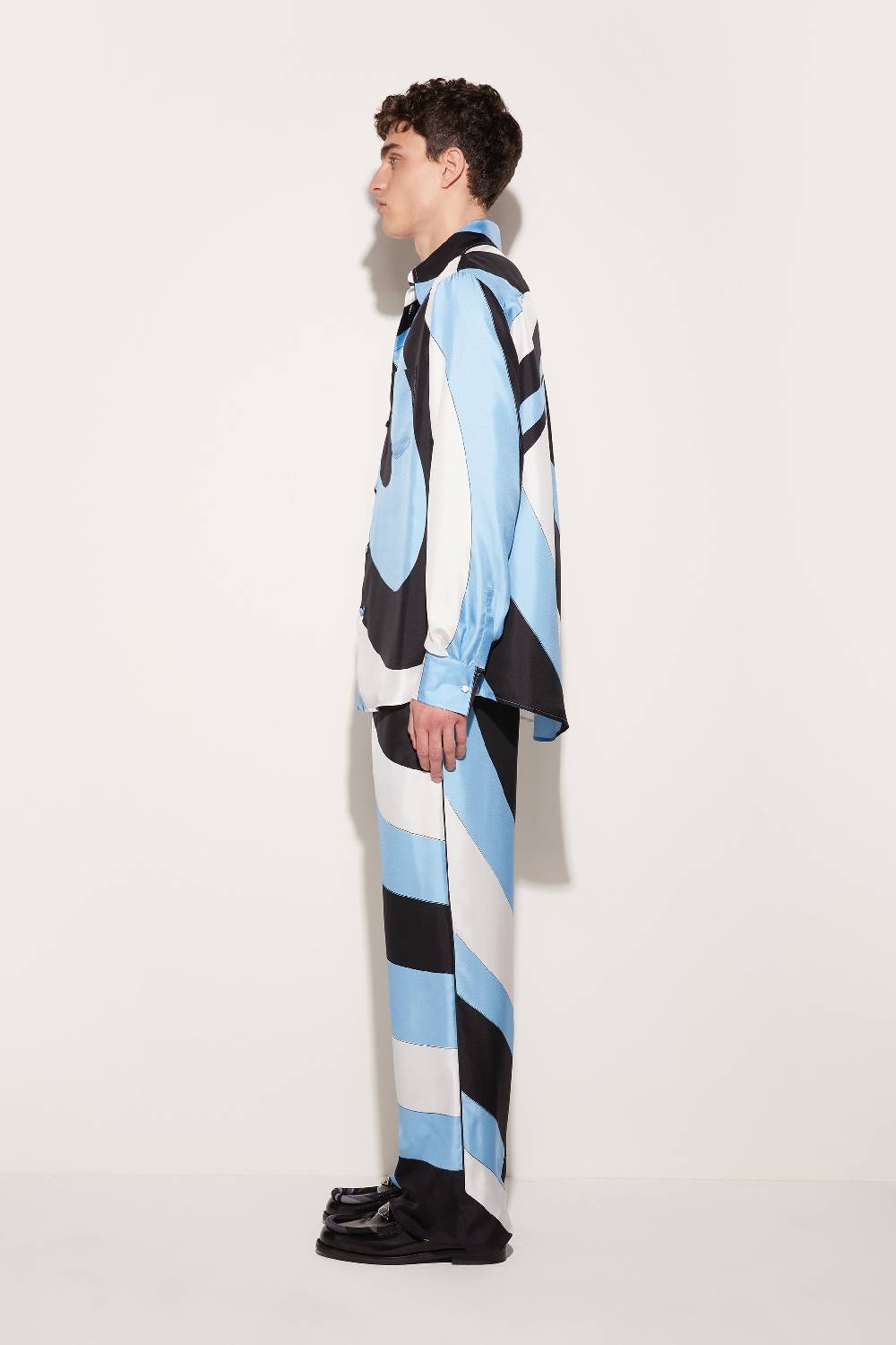 Pucci Pantaloni in seta con stampa Iride Spedizione Gratuita