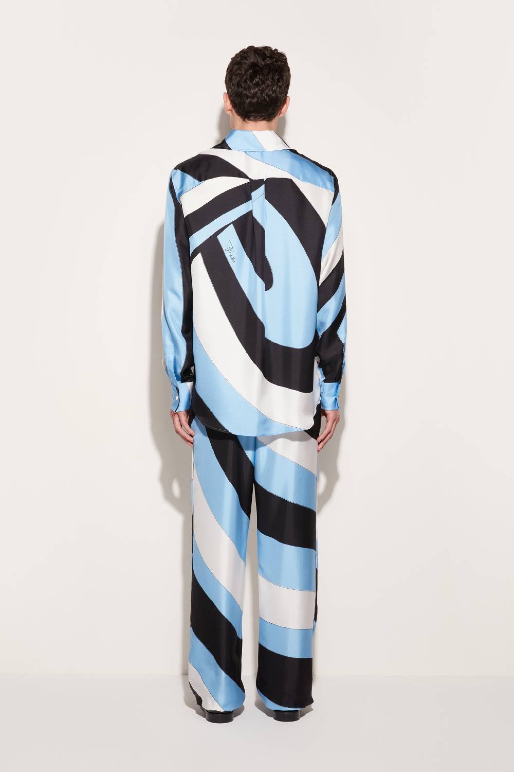 Pucci Pantaloni in seta con stampa Iride Spedizione Gratuita
