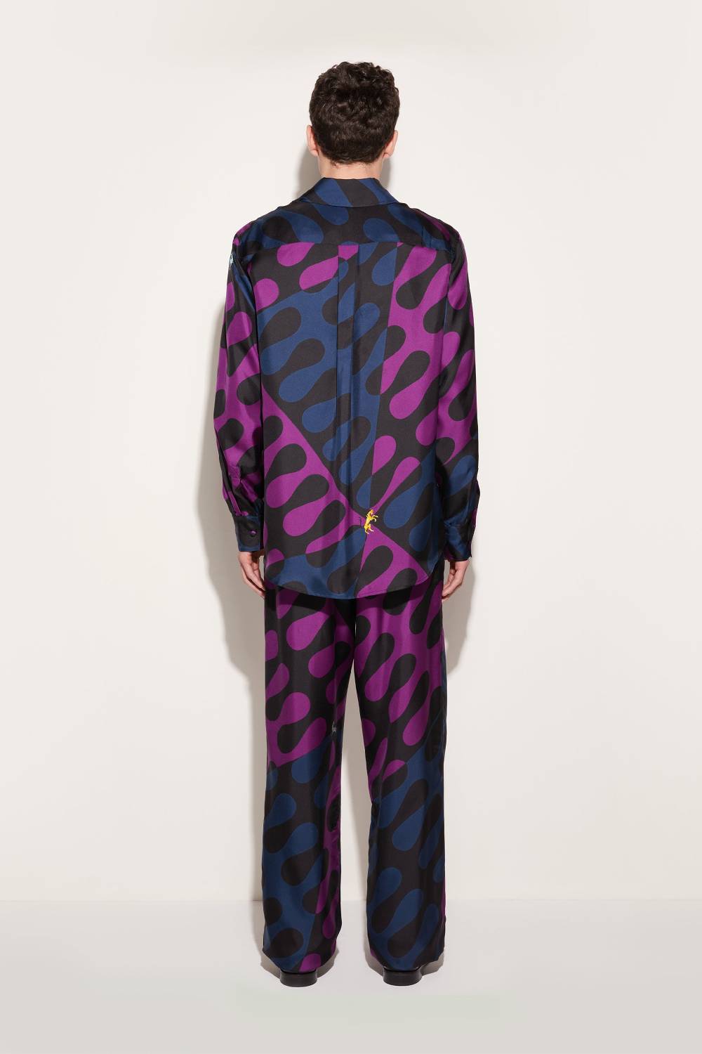 Pucci Pantaloni in seta con stampa Leocorno Soddisfazione Garantita