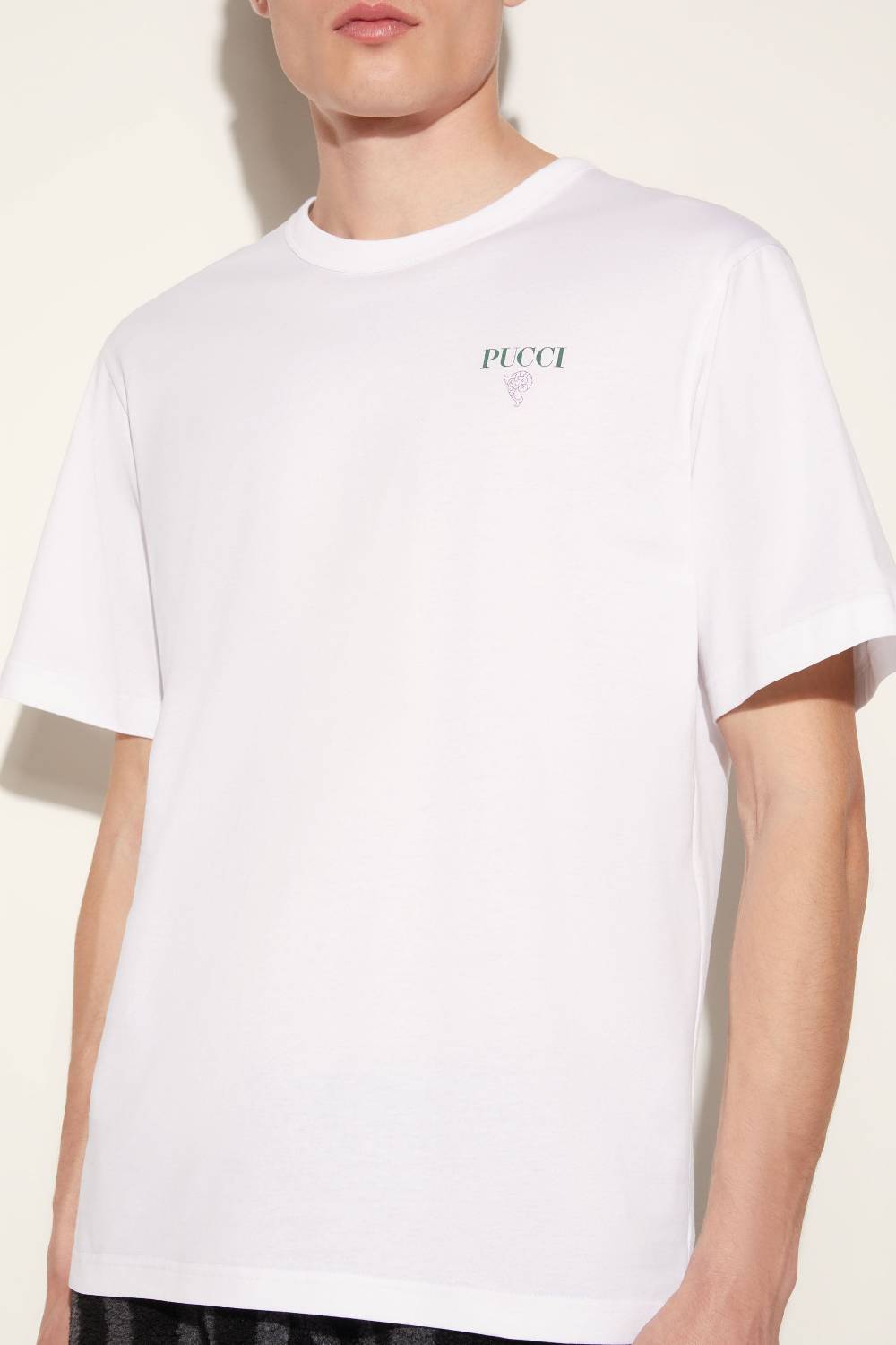 Pucci T-shirt con logo Pesci Qualità Garantita