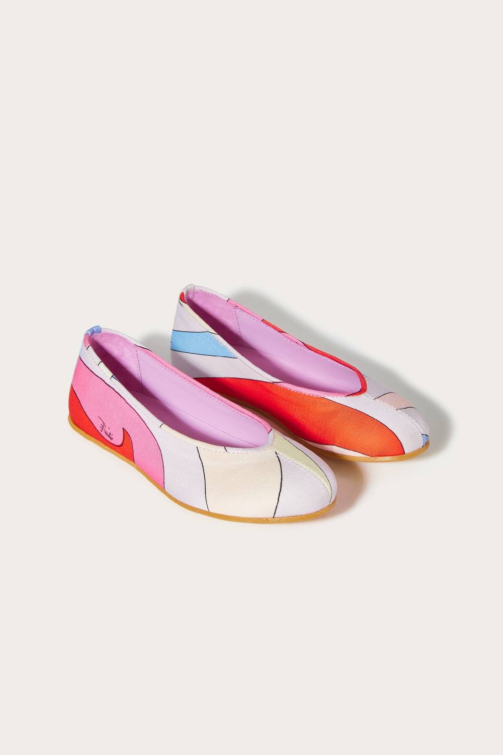 Pucci Ballerine con stampa Marmo Sottocosto