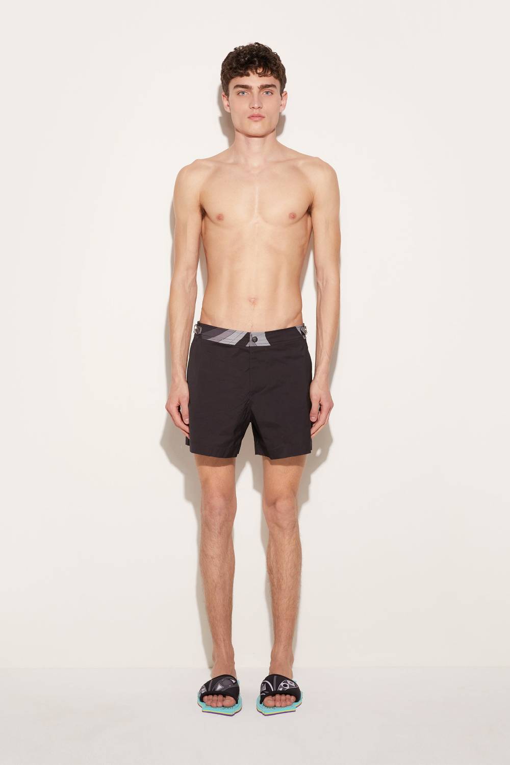 Pucci Shorts da mare con finiture Iride Nuova