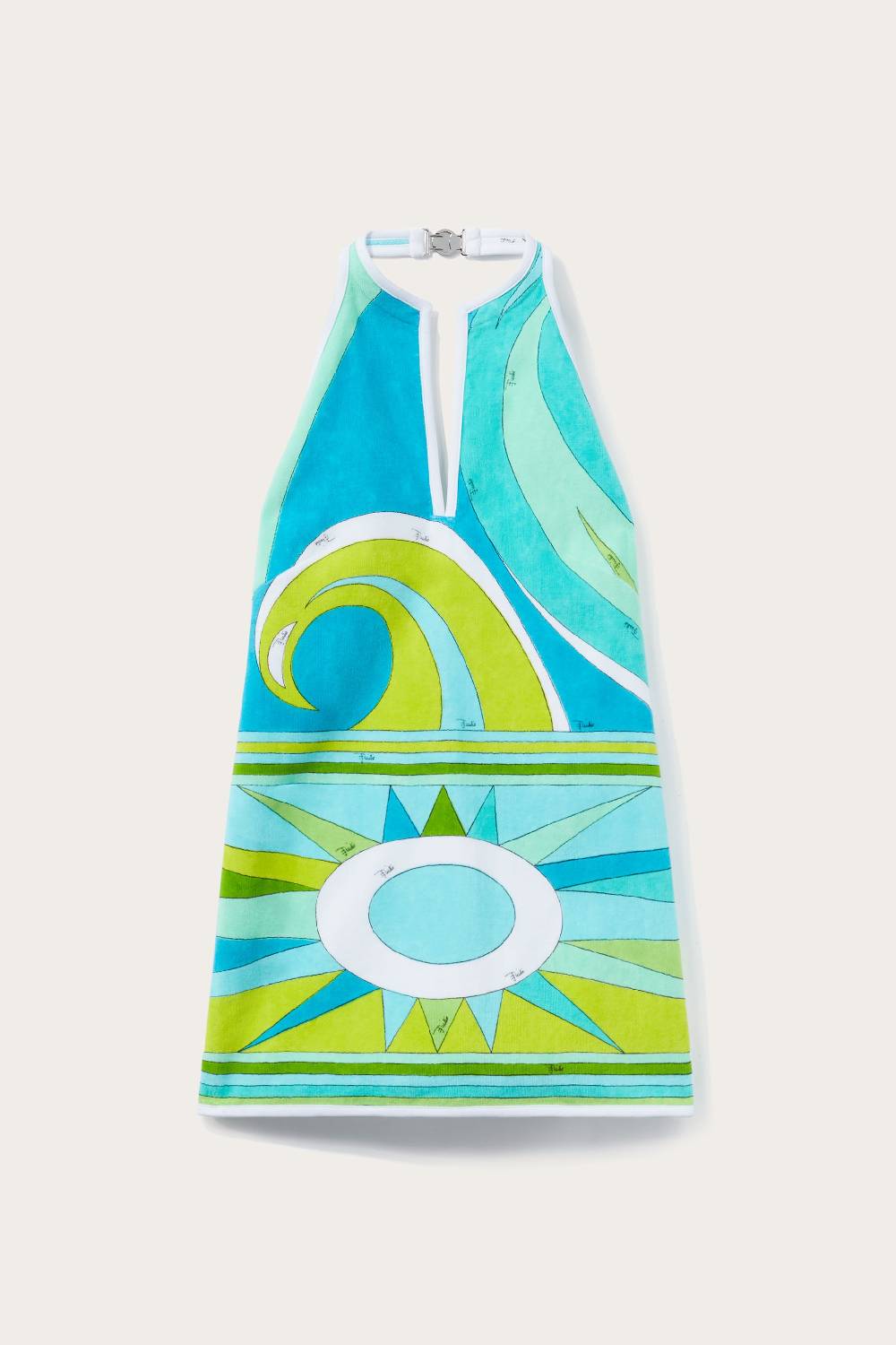 Pucci Mini abito con stampa Cigni Qualità