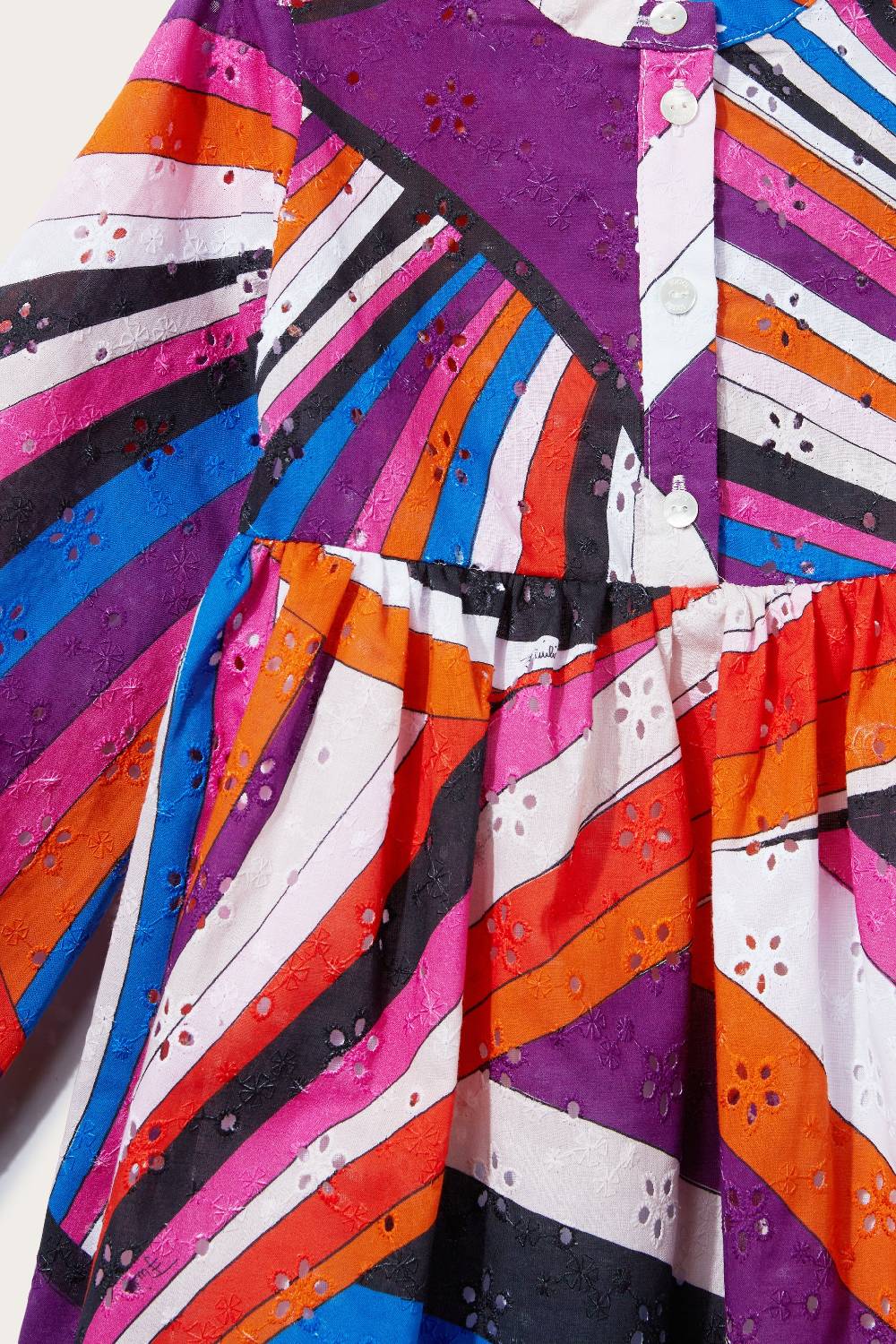 Pucci Abito con stampe Iride e Marmo Soddisfazione Garantita