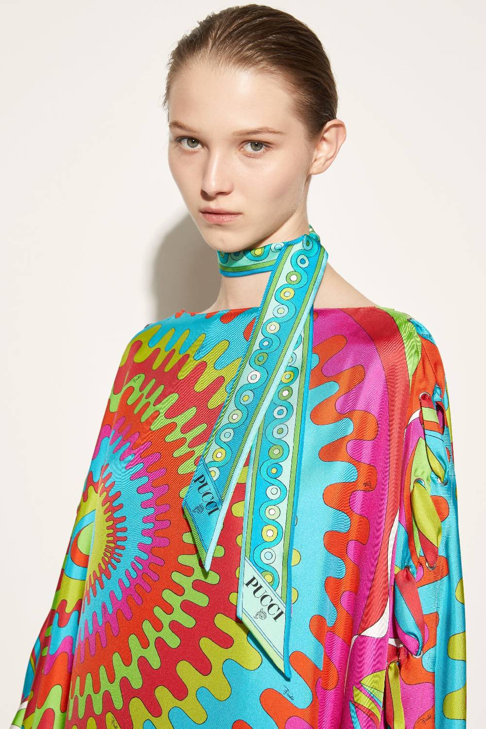 Pucci Foulard in seta con stampa Iride Hotsell