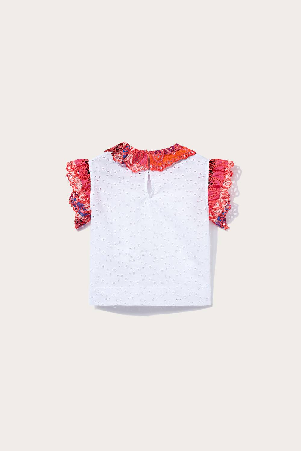Pucci Top con finiture in sangallo Vendite Flash