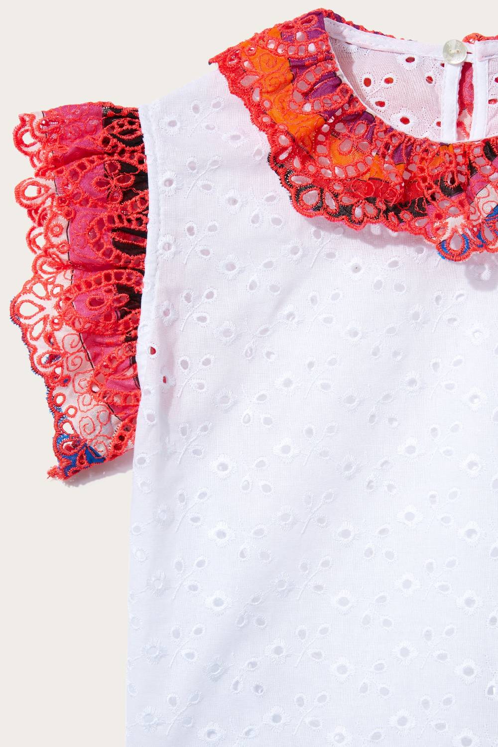 Pucci Top con finiture in sangallo Vendite Flash