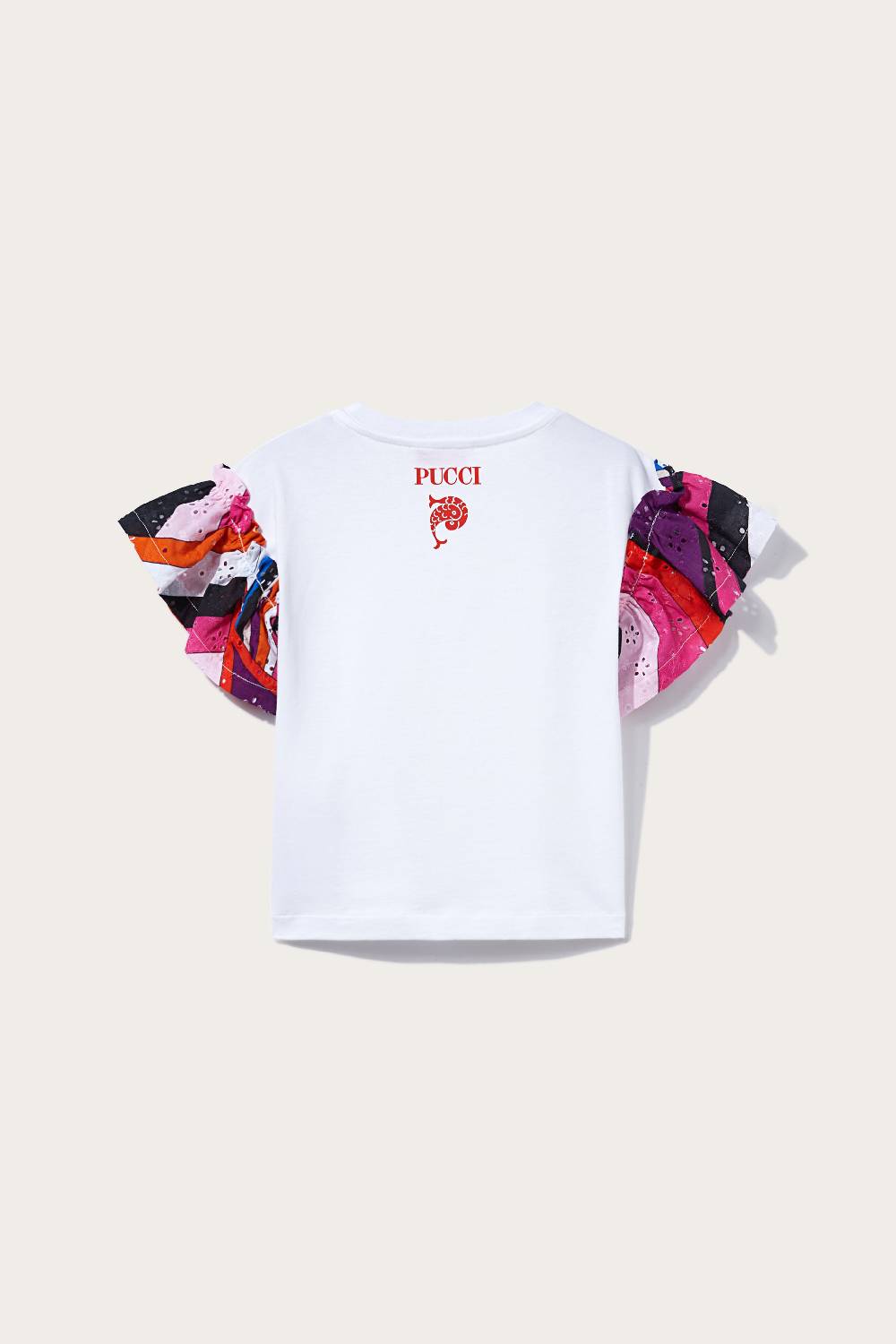 Pucci T-shirt con inserti Iride Negozio