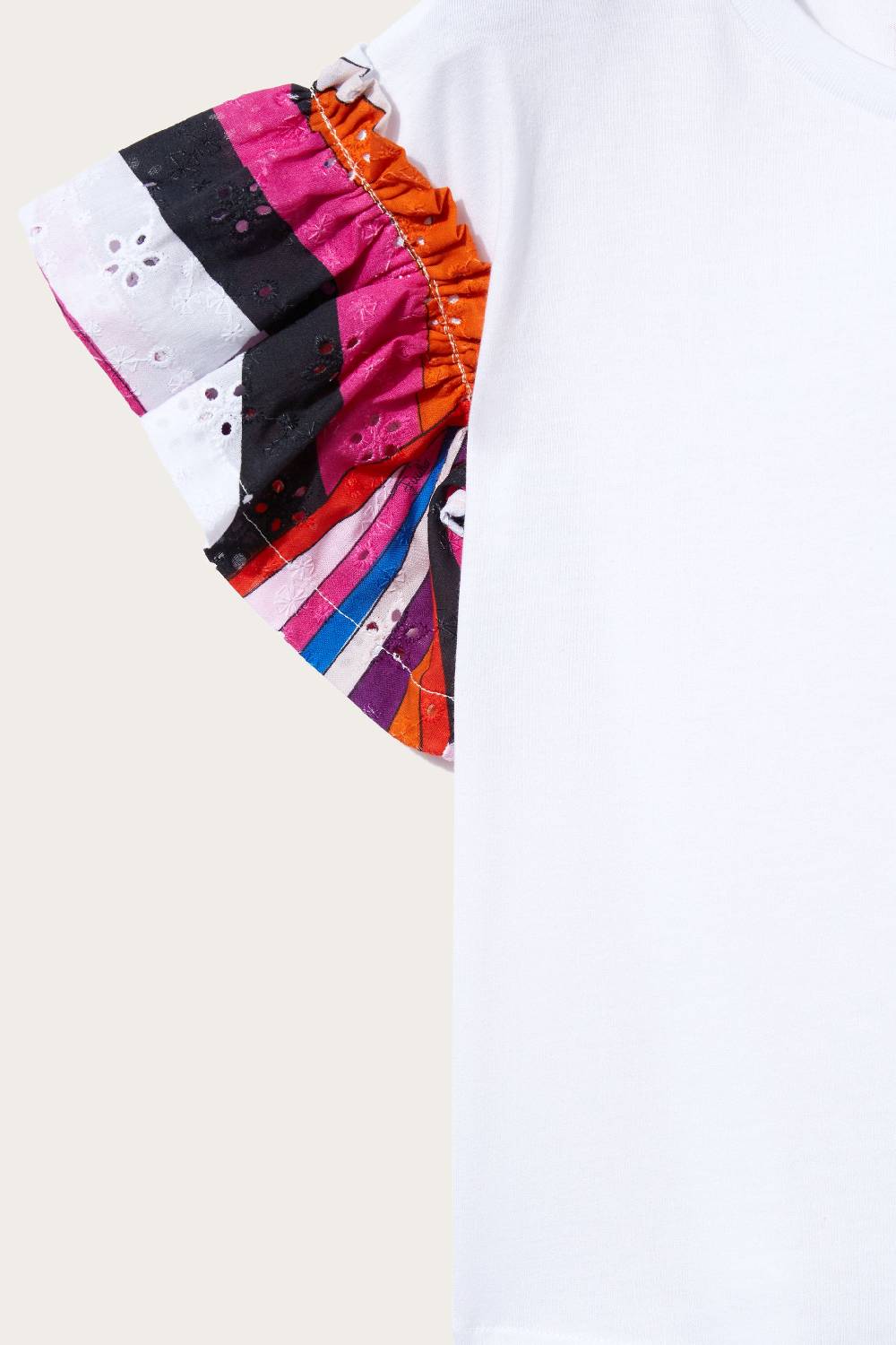 Pucci T-shirt con inserti Iride Negozio