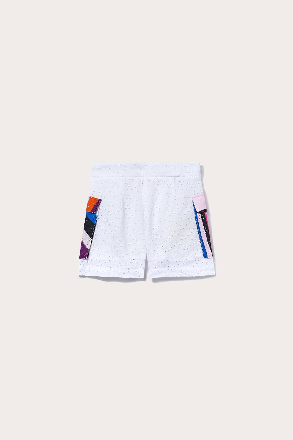 Pucci Shorts in sangallo con inserti Iride In Saldo