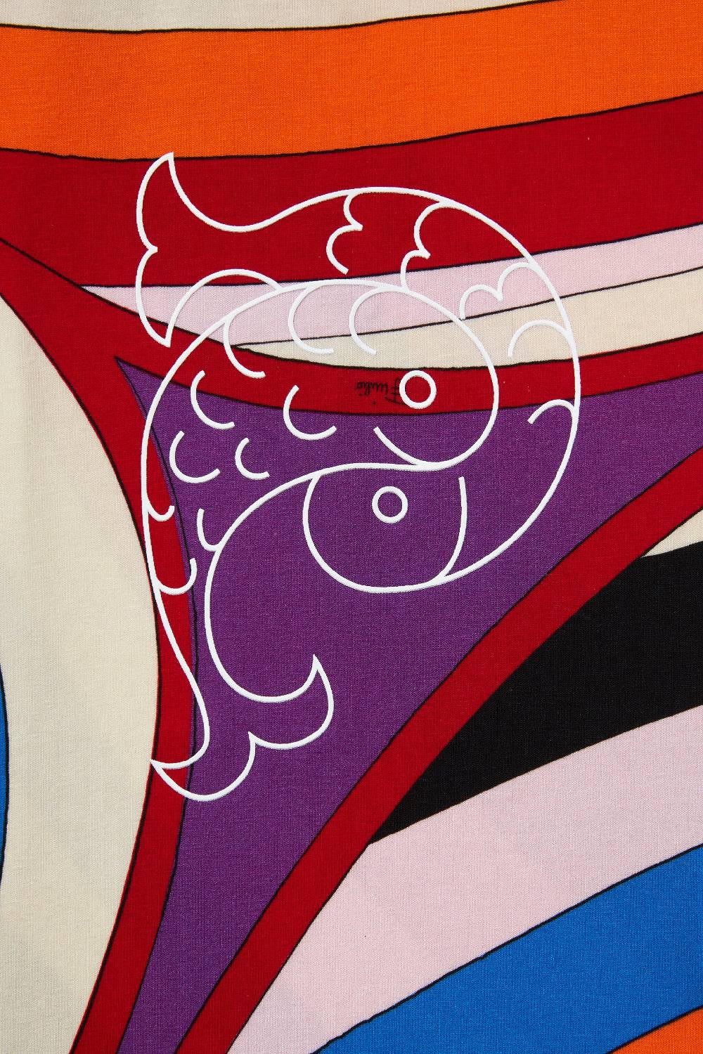 Pucci T-shirt con stampa Iride Italy