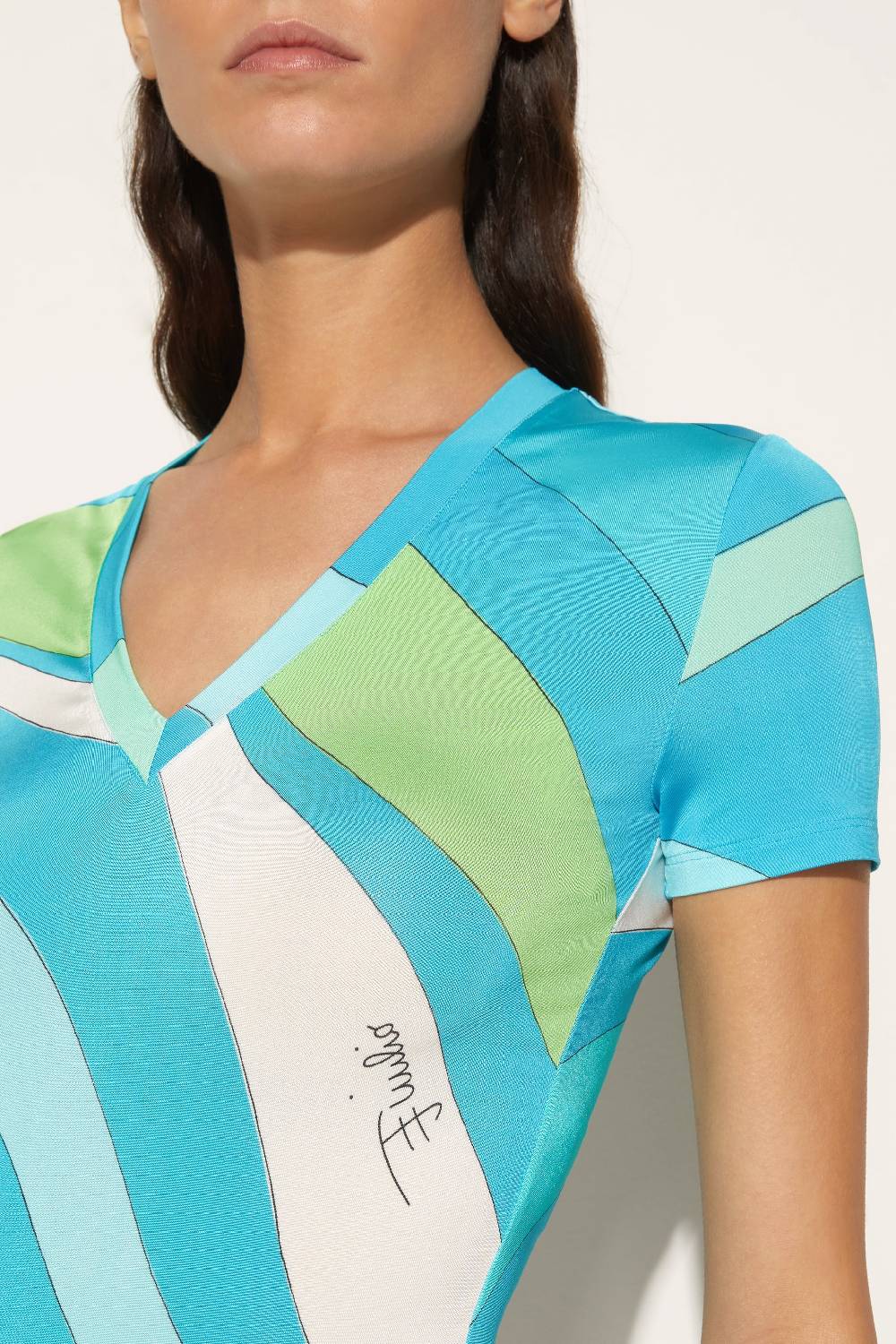 Pucci T-shirt con stampa Marmo Nuovo