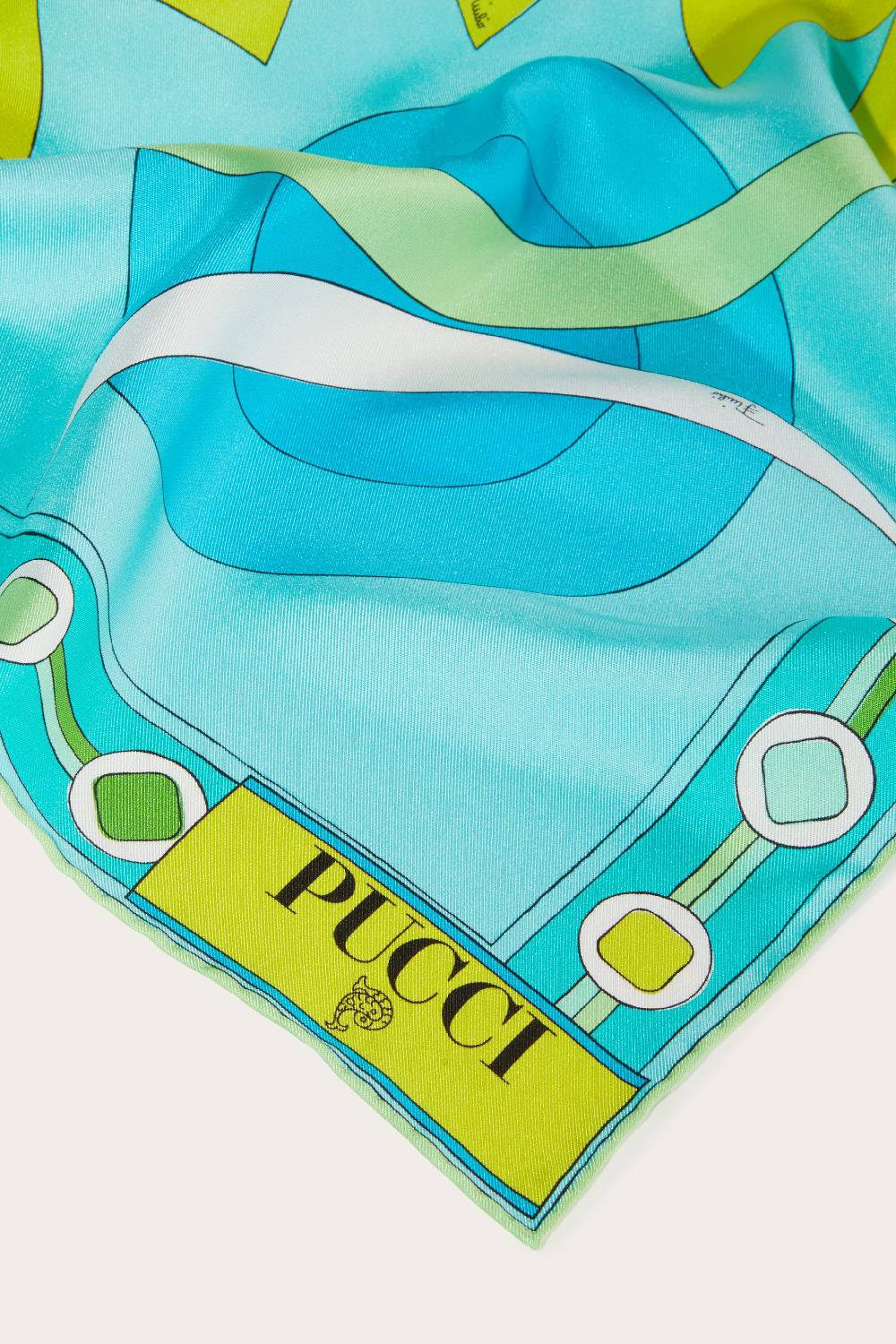 Pucci Carré grande in seta con stampa Vivara Promozione