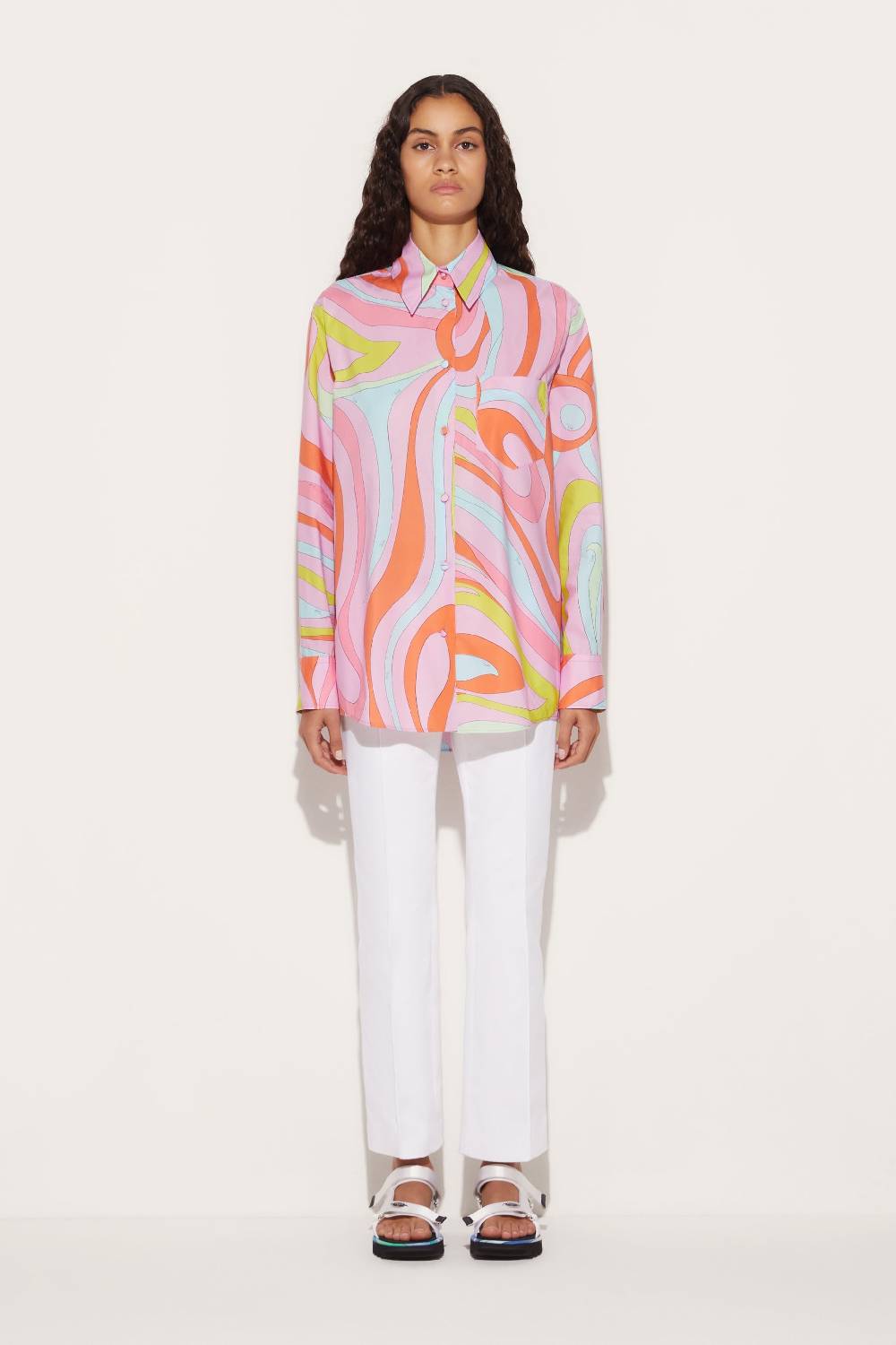 Pucci Camicia con stampa Marmo Sottocosto