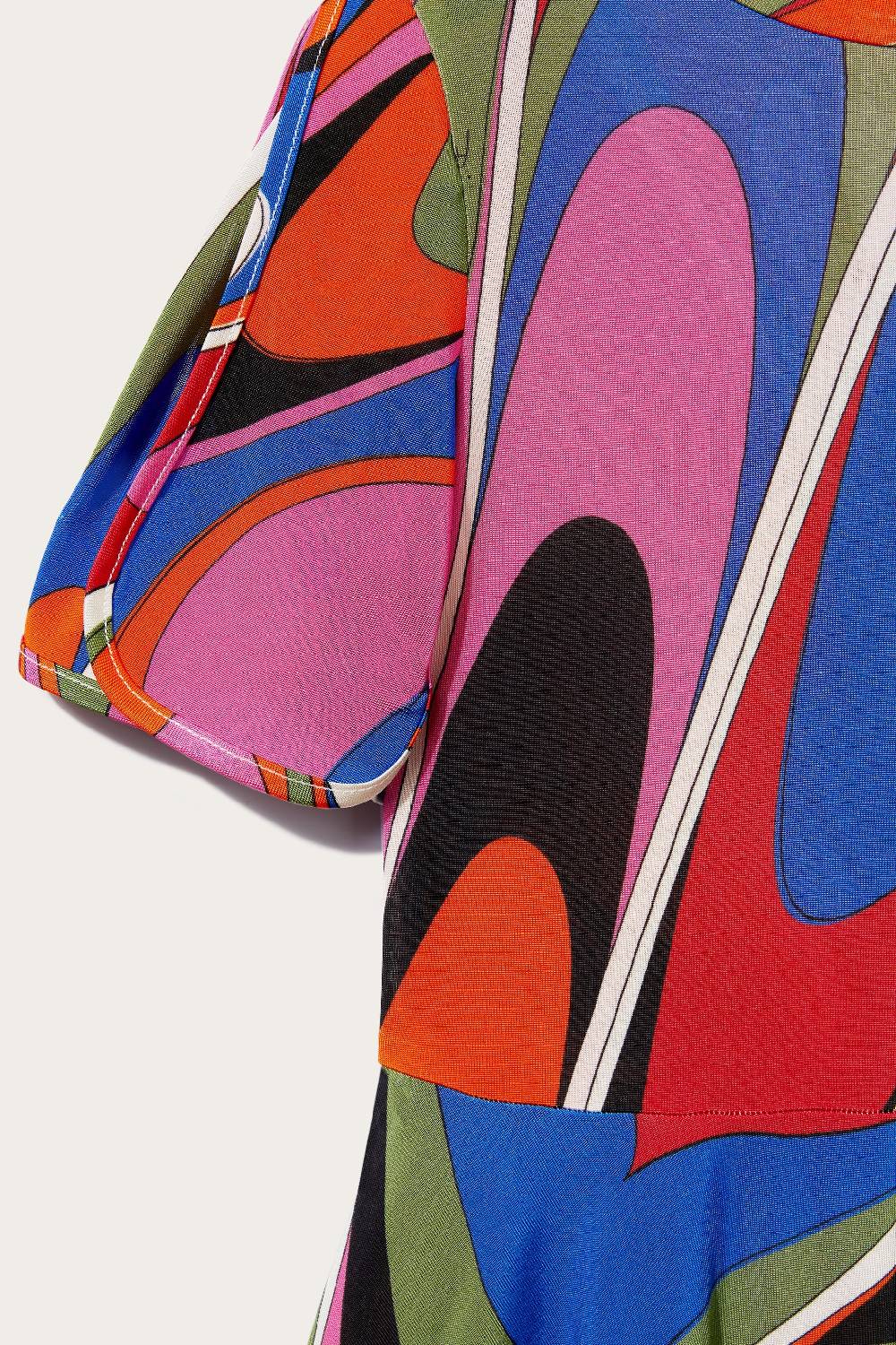 Pucci Abito con stampa Onde Moda
