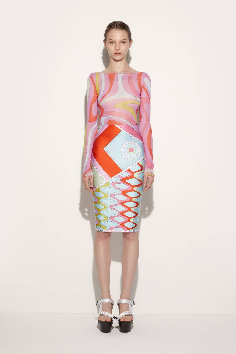 Pucci Top con stampa Marmo Promozione Limitata