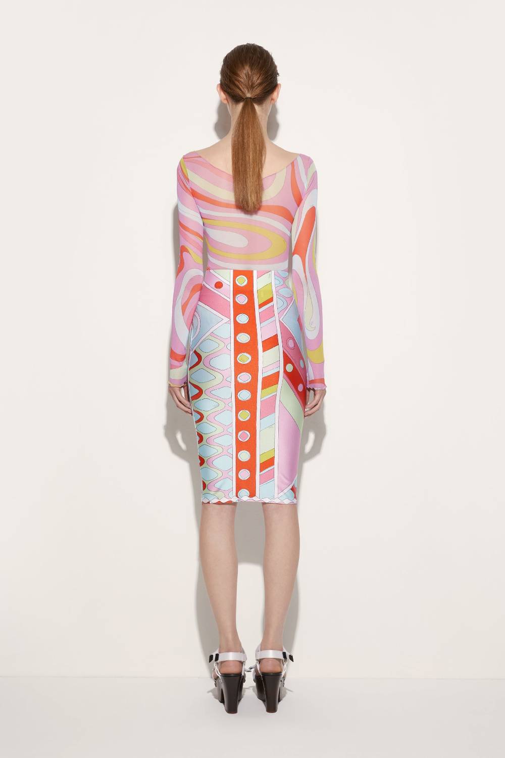 Pucci Top con stampa Marmo Promozione Limitata