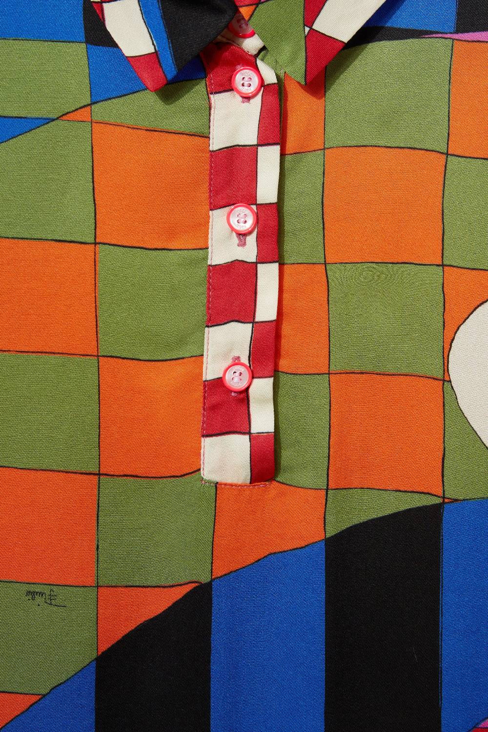 Pucci Chemisier con stampa Giardino Presa