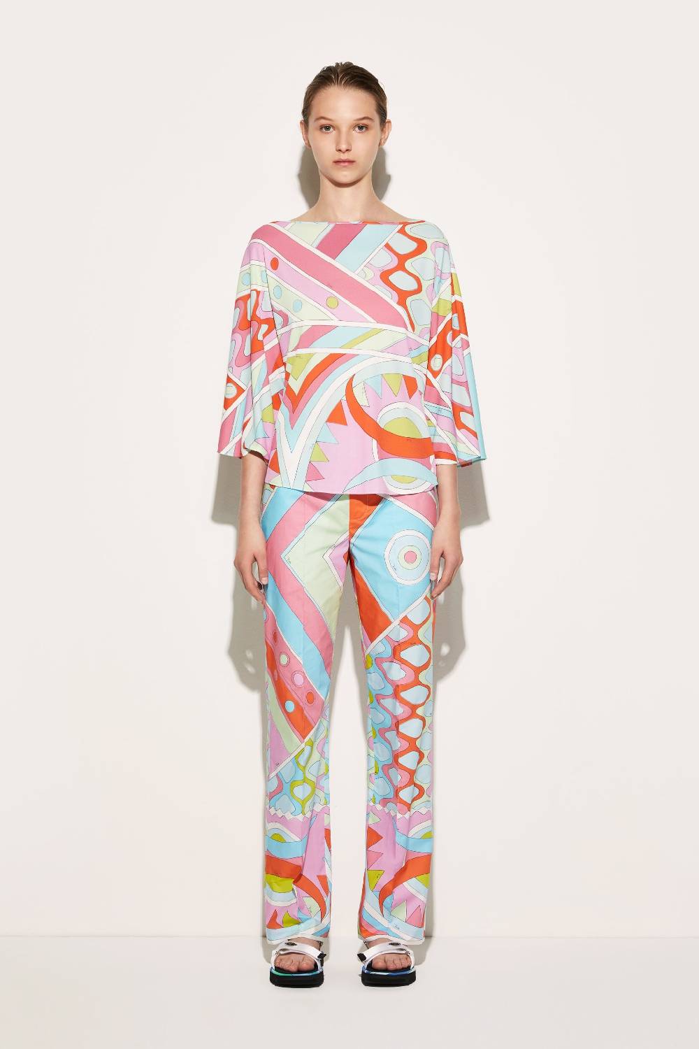 Pucci Poncho con stampa Vivara Vendite Flash