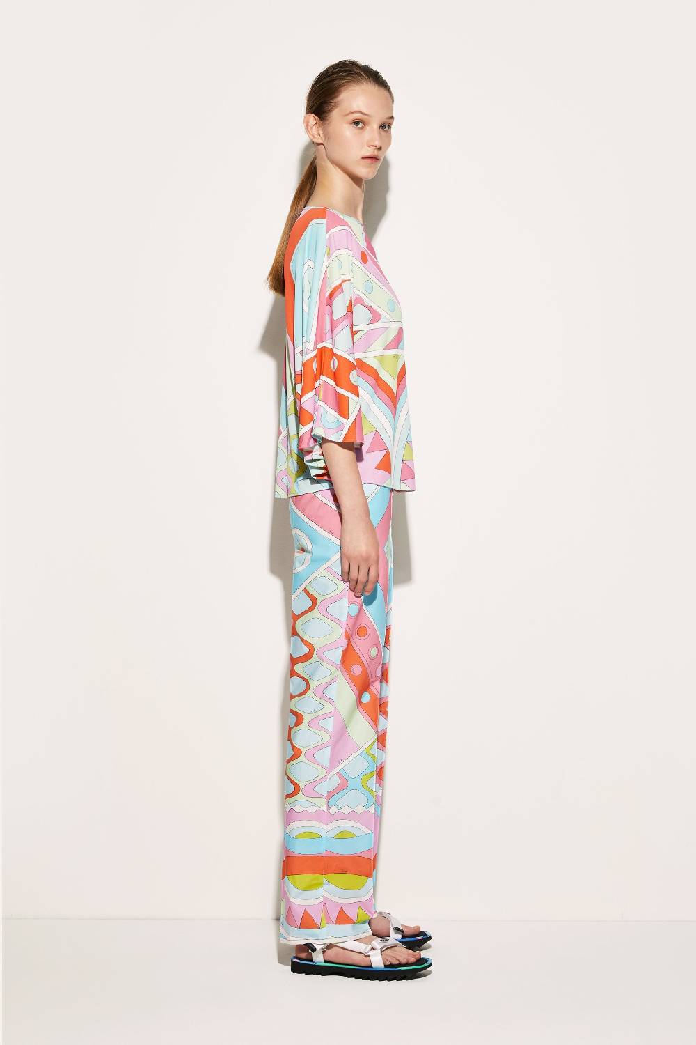 Pucci Poncho con stampa Vivara Vendite Flash