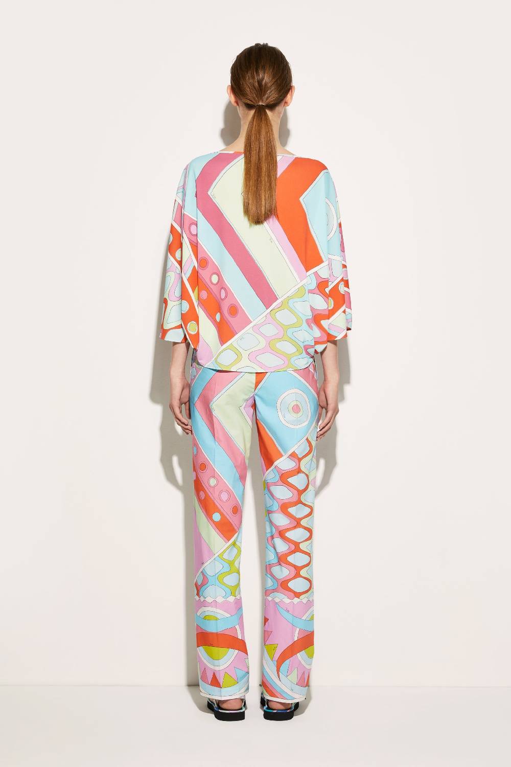 Pucci Poncho con stampa Vivara Vendite Flash