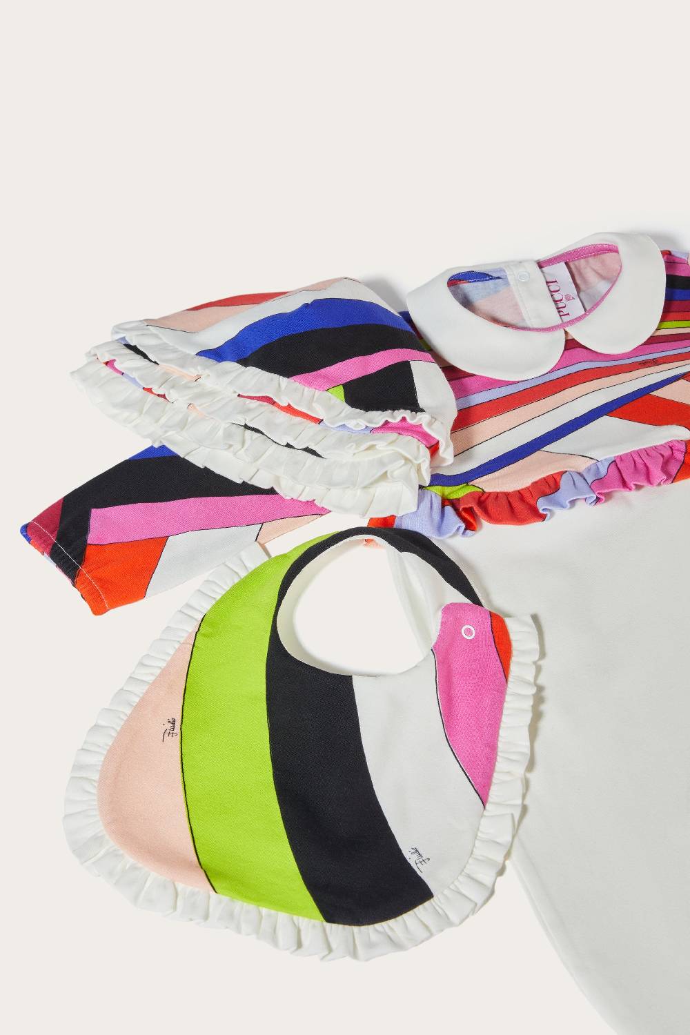 Pucci Iride-Print Babygrow Set Italia