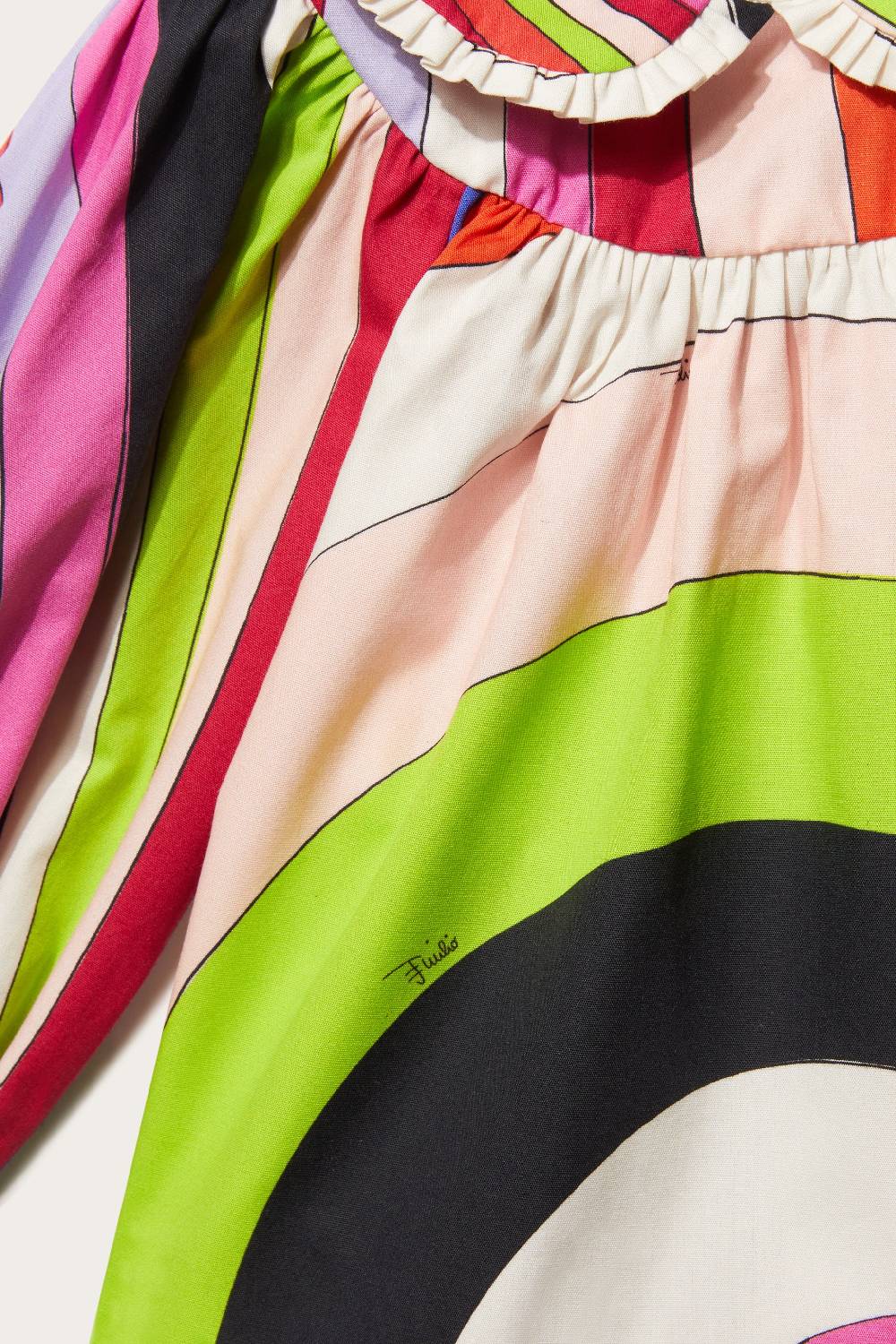 Pucci Iride-Print Cotton Top In Linea