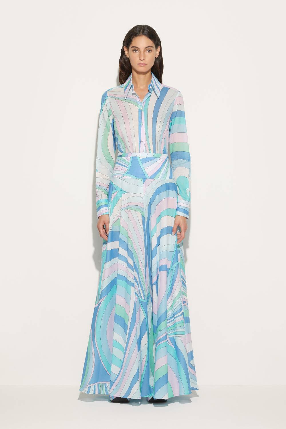 Pucci Gonna lunga con stampa Iride Esporta salva