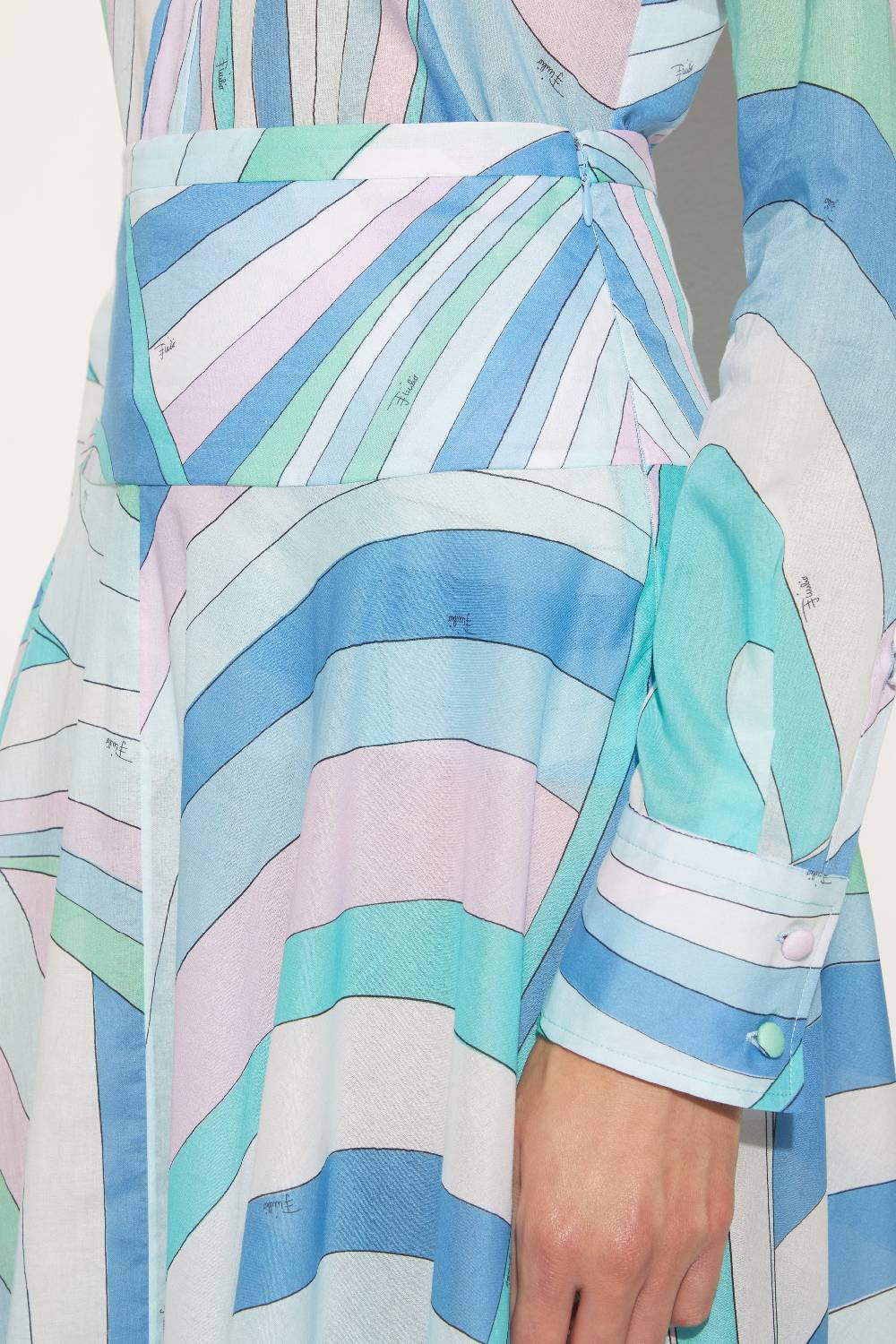 Pucci Gonna lunga con stampa Iride Esporta salva