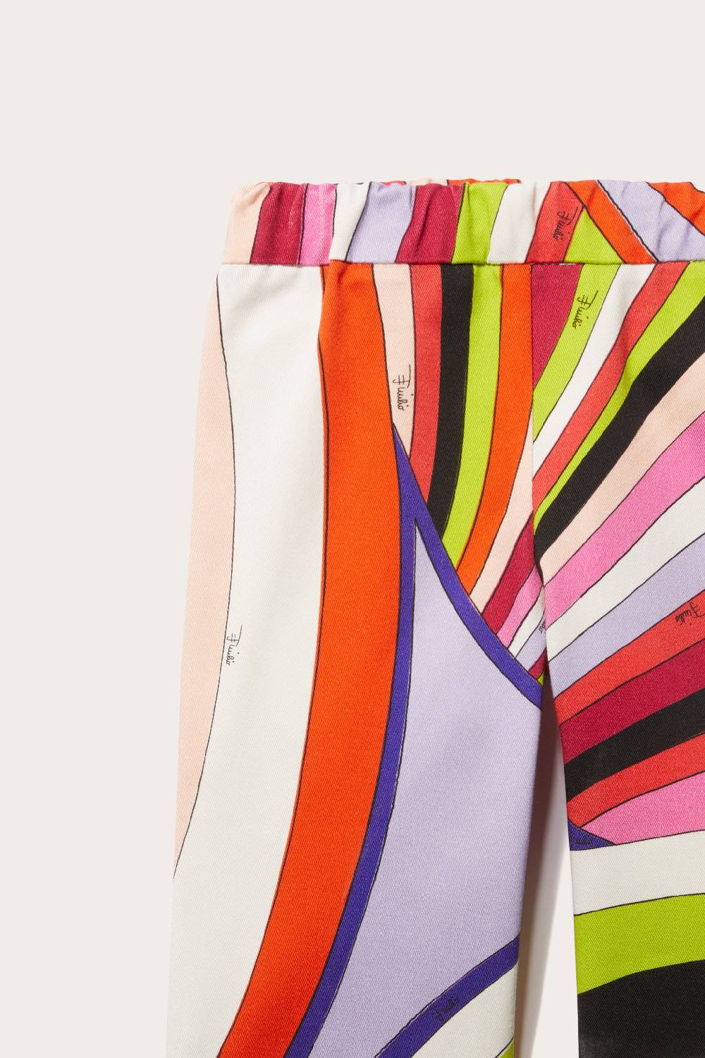 Pucci Iride-Print Cotton Trousers Affare Del Giorno