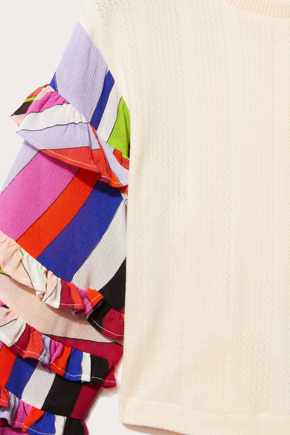 Pucci Iride-Print Crochet Top Novità