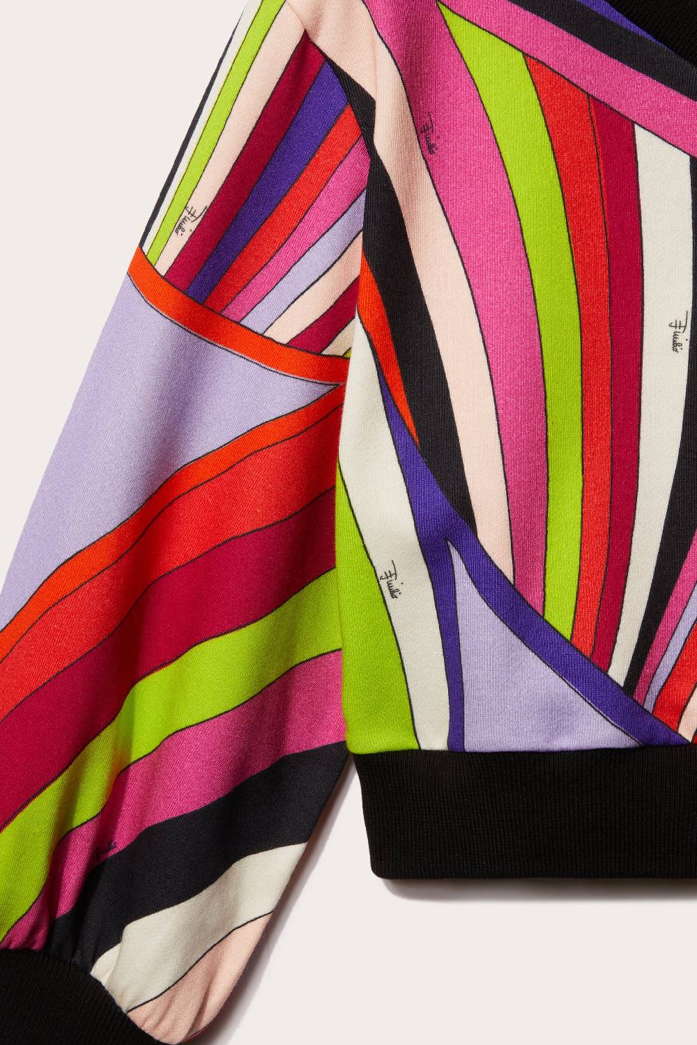 Pucci Iride-Print Cotton Sweatshirt Sconto