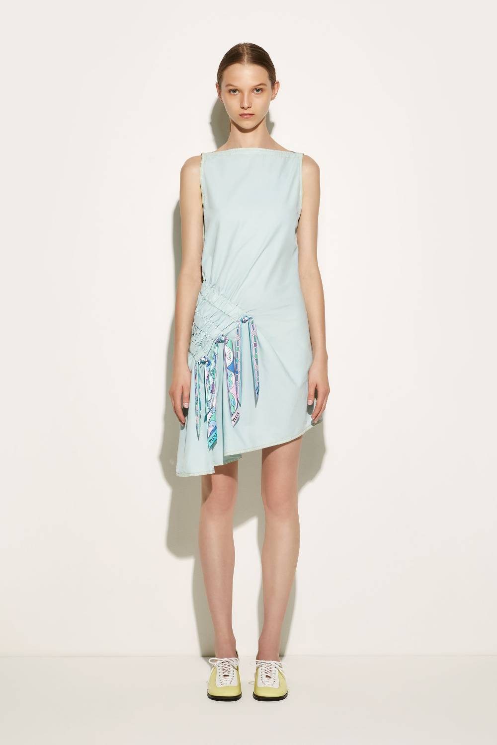Pucci Mini abito con arricciature e finiture Vivara Saldi Di Fabbrica