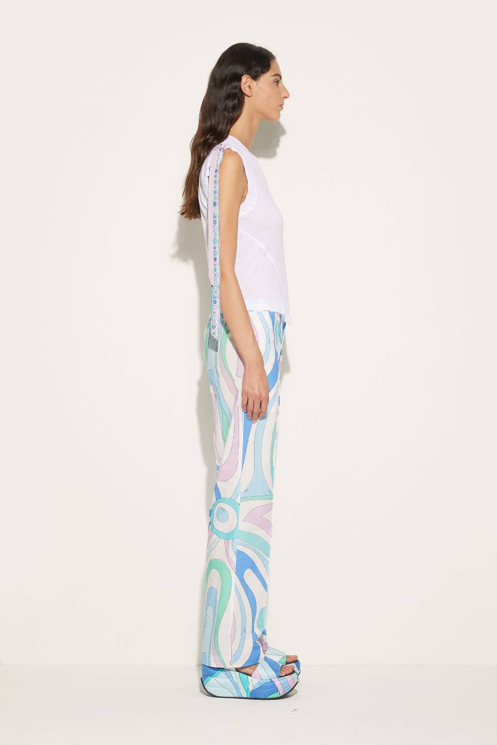 Pucci Pantaloni con stampa Marmo Economico