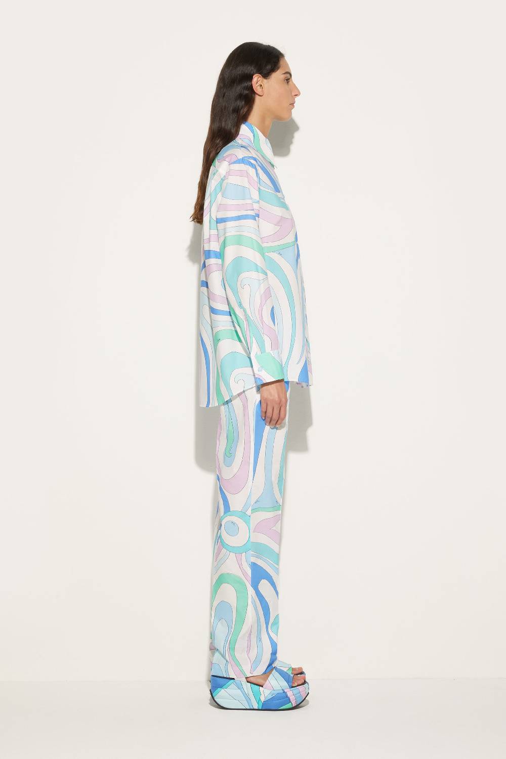 Pucci Camicia con stampa Marmo Soddisfazione Garantita